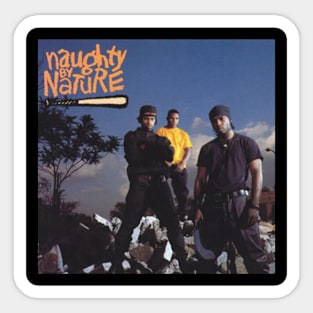 NAUGHTY BY NATURE MERCH VTG Sticker